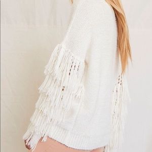 Shag Sleeve Sweater